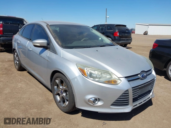 2014 Ford Focus SE with VIN 1FADP3F25EL199002, listed as a IAAI auction lot 41872781 with 150,548 mi miles. Bid and sale history available at carsss.com. Image 1.