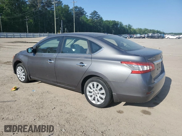 2015 Nissan Sentra SV with VIN 3N1AB7AP1FL689418, listed as a Copart auction lot 52521125 with 123,203 mi miles and Salvage Title. Bid and sale history available at carsss.com. Image 2.