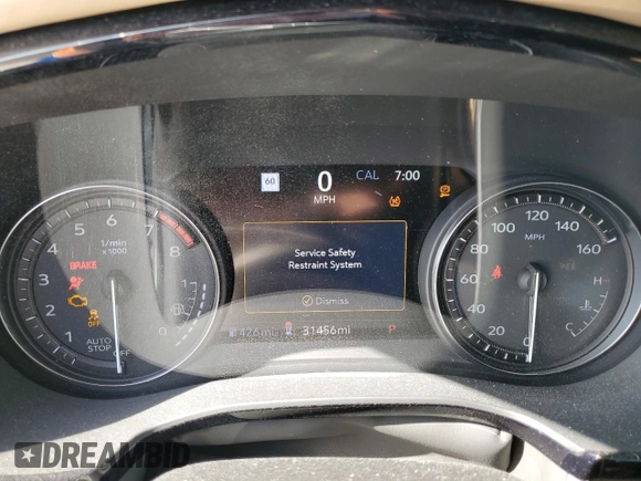 2022 Cadillac XT5 Premium Luxury AWD with VIN 1GYKNERS9NZ120517, listed as a Copart auction lot 52633745 with 31,456 mi miles and Salvage Title. Bid and sale history available at carsss.com. Image 9.