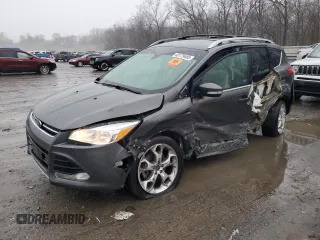 2015 Ford Escape Titanium with VIN 1FMCU9J98FUC02987, listed as a Copart auction lot 43179485 with 60,410 mi miles and Salvage Title. Bid and sale history available at carsss.com. Image 1.