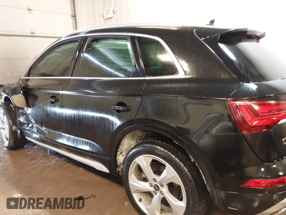 2023 Audi Q5 S line Prestige with VIN WA1FAAFY4P2063959, listed as a IAAI auction lot 41615330 with 38,991 mi miles and . Bid and sale history available at DreamBid. Image 14.