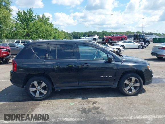 2017 Jeep Compass Latitude with VIN 1C4NJDEB0HD108725, listed as a IAAI auction lot 42820801 with 179,469 mi miles and . Bid and sale history available at DreamBid. Image 6.