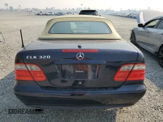 2003 Mercedes-Benz CLK 320 with VIN WDBLK65G33T139654, listed as a Copart auction lot 73169214 with 60,448 mi miles and Salvage Title. Bid and sale history available at DreamBid. Image 6.