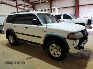 2003 Mitsubishi Montero Sport ES with VIN JA4LS21H23J005975, listed as a Copart auction lot 46472205 with 210,026 mi miles and Salvage Title. Bid and sale history available at carsss.com. Image 4.