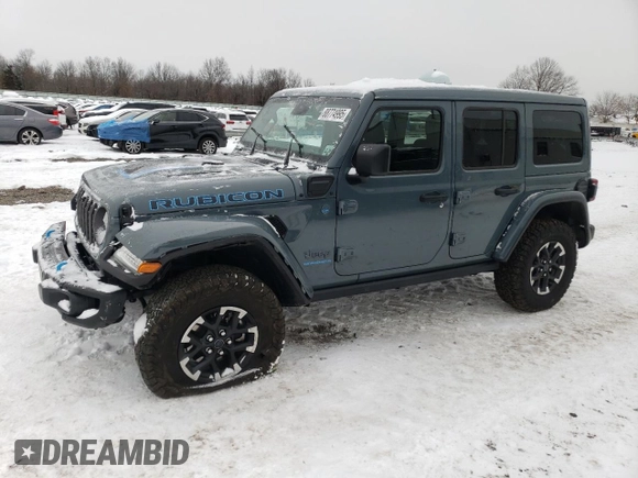 2024 Jeep Wrangler Rubicon with VIN 1C4RJXR66RW237347, listed as a Copart auction lot 88774995 with 18,018 mi miles and Salvage Title. Bid and sale history available at DreamBid. Image 1.