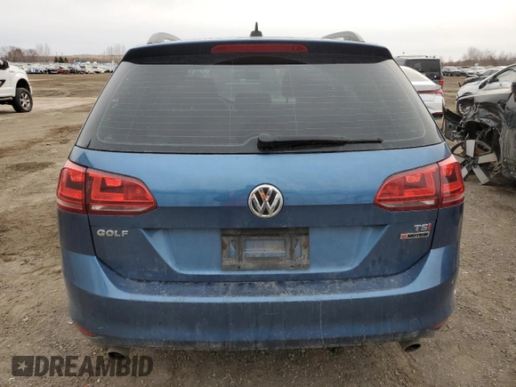 2017 Volkswagen Golf SportWagen S with VIN 3VW017AU5HM507991, listed as a Copart auction lot 50720325 with 220,396 mi miles and Clean Title. Bid and sale history available at carsss.com. Image 6.