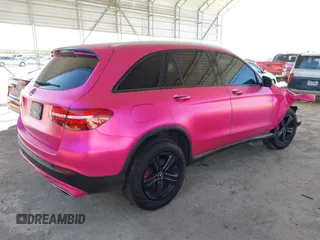 2018 Mercedes-Benz GLC 300 with VIN WDC0G4JB9JV048422, listed as a IAAI auction lot 41772883 with 143,331 mi miles and . Bid and sale history available at DreamBid. Image 4.