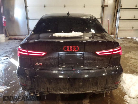 2020 Audi A3 Sedan Premium with VIN WAUAUGFF4LA093856, listed as a Copart auction lot 45394075 with 45,985 mi miles and Salvage Title. Bid and sale history available at carsss.com. Image 6.