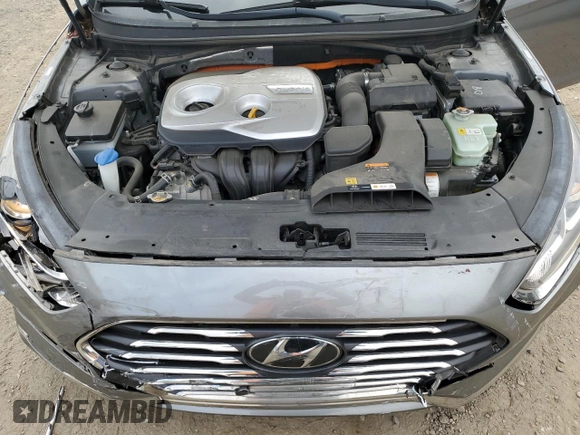 2018 Hyundai Sonata Hybrid SE with VIN KMHE24L32JA078624, listed as a Copart auction lot 49374195 with 73,295 mi miles and Salvage Title. Bid and sale history available at carsss.com. Image 11.