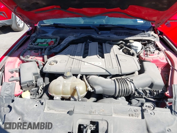 2018 Ford Mustang GT with VIN 1FA6P8CFXJ5180361, listed as a IAAI auction lot 41620513 with 114,222 mi miles. Bid and sale history available at carsss.com. Image 10.