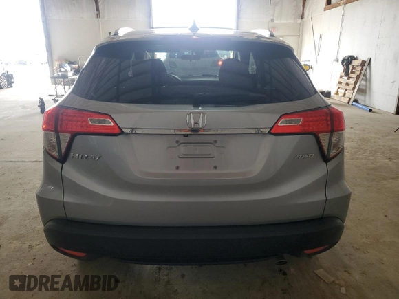 2020 Honda HR-V EX with VIN 3CZRU6H56LM727184, listed as a Copart auction lot 48011535 with 52,093 mi miles and Salvage Title. Bid and sale history available at carsss.com. Image 6.