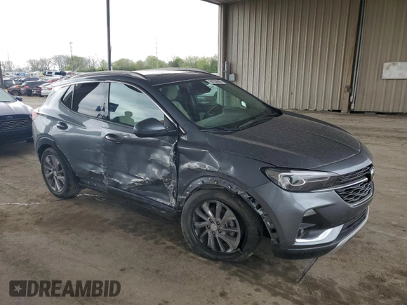2020 Buick Encore GX Essence with VIN KL4MMFS28LB126309, listed as a Copart auction lot 55036685 with 51,537 mi miles and Salvage title. Bid and sale history available at DreamBid. Image 4.