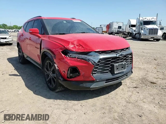 2021 Chevrolet Blazer RS z VIN 3GNKBERS8MS568099, wystawiony jako Copart lot #52460145 z przebiegiem 72 984 mil mil oraz Szkoda całkowita • Salvage title. Historia ofert i sprzedaży dostępna na DreamBid. Obrazek 11.
