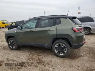 2018 Jeep Compass Trailhawk z VIN 3C4NJDDB4JT307441, wystawiony jako Copart lot #58485585 z przebiegiem 158 871 mil mil oraz Szkoda całkowita • Salvage title. Historia ofert i sprzedaży dostępna na DreamBid. Obrazek 2.