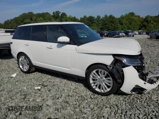 2018 Land Rover Range Rover HSE with VIN SALGS2RK6JA505795, listed as a Copart auction lot 65887004 with 24,926 mi miles and Salvage title. Bid and sale history available at DreamBid. Image 4.