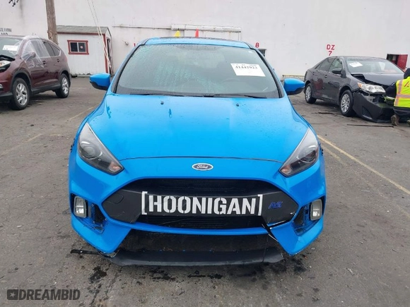 2017 Ford Focus RS with VIN WF0DP3TH9H4122938, listed as a IAAI auction lot 41442923 with NaN miles. Bid and sale history available at carsss.com. Image 12.