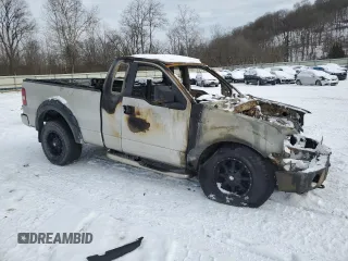 2006 Ford F-150 XL with VIN 1FTRF14W76NB63363, listed as a Copart auction lot 87445634 with 0 mi miles and Salvage Title. Bid and sale history available at carsss.com. Image 4.