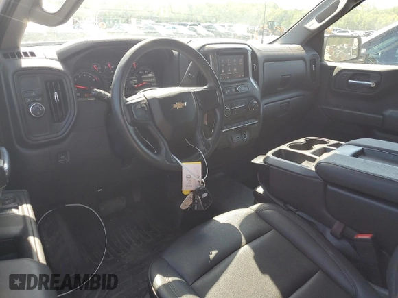 2023 Chevrolet Silverado 1500 Work Truck with VIN 3GCNAAEK9PG337789, listed as a Copart auction lot 52516045 with 103,553 mi miles and Clean Title. Bid and sale history available at carsss.com. Image 8.