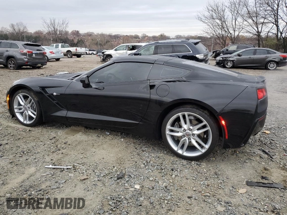 2018 Chevrolet Corvette 1LT with VIN 1G1YB2D79J5106511, listed as a Copart auction lot 83304154 with 36,496 mi miles and Salvage Title. Bid and sale history available at carsss.com. Image 2.