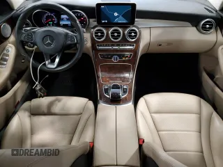 2015 Mercedes-Benz C-Class C 300 Luxury with VIN 55SWF4KB8FU070286, listed as a Copart auction lot 52792235 with 75,130 mi miles and Salvage Title. Bid and sale history available at carsss.com. Image 8.