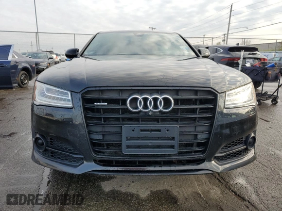 2017 Audi A8 L Sport with VIN WAU43AFD3HN016648, listed as a Copart auction lot 52583745 with 148,562 mi miles and Clean Title. Bid and sale history available at carsss.com. Image 5.