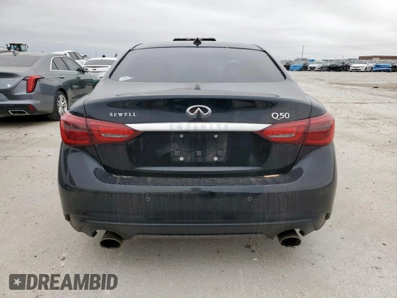 2023 Infiniti Q50 Luxe with VIN JN1EV7BP5PM511106, listed as a Copart auction lot 51761665 with Not Provided miles and Salvage Title. Bid and sale history available at DreamBid. Image 6.