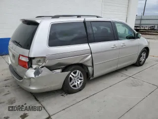 2007 Honda Odyssey EX-L with VIN 5FNRL386X7B414343, listed as a Copart auction lot 75622633 with 197,176 mi miles and Salvage Title. Bid and sale history available at carsss.com. Image 3.