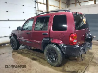 2002 Jeep Liberty Limited with VIN 1J4GL58K62W358660, listed as a Copart auction lot 61719985 with 195,873 mi miles and Salvage title. Bid and sale history available at DreamBid. Image 2.