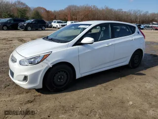 2017 Hyundai Accent SE with VIN KMHCT5AE5HU334939, listed as a Copart auction lot 85172284 with 87,076 mi miles and Salvage Title. Bid and sale history available at carsss.com. Image 1.