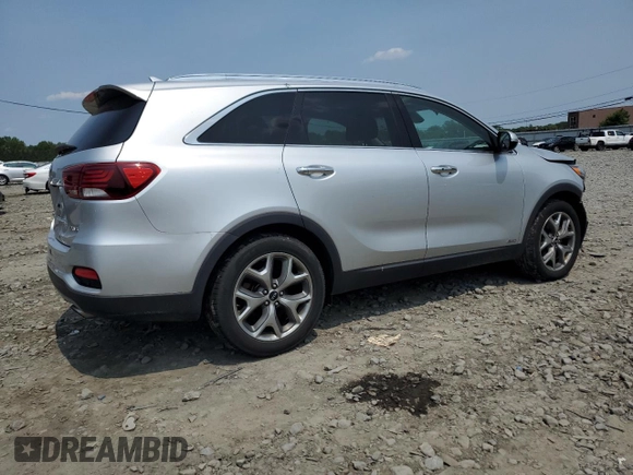 2019 Kia Sorento EX Sport z VIN 5XYPHDA52KG607331, wystawiony jako Copart lot #60113255 z przebiegiem 66 293 mil mil oraz Szkoda całkowita • Salvage title. Historia ofert i sprzedaży dostępna na DreamBid. Obrazek 3.