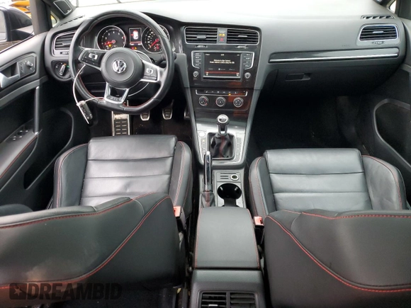 2017 Volkswagen GTI S with VIN 3VW547AUXHM065464, listed as a Copart auction lot 43478615 with 71,897 mi miles and Salvage Title. Bid and sale history available at DreamBid. Image 8.