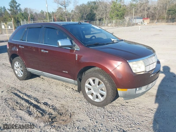2009 Lincoln MKX with VIN 2LMDU88C89BJ00880, listed as a IAAI auction lot 41656937 with 166,015 mi miles. Bid and sale history available at carsss.com. Image 1.