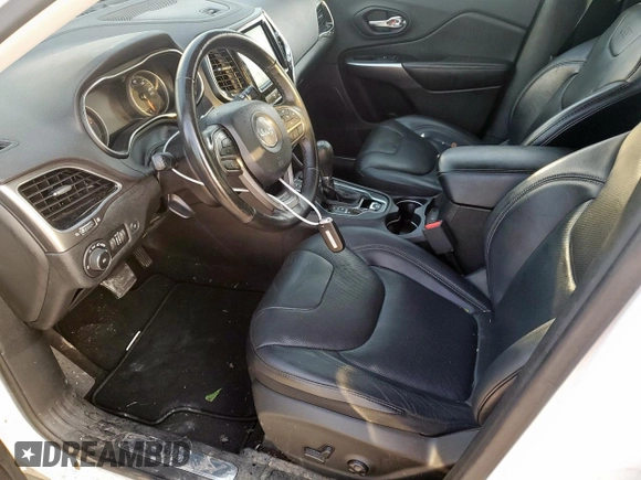 2019 Jeep Cherokee Limited with VIN 1C4PJLDN4KD193381, listed as a Copart auction lot 59440195 with 93,686 mi miles and Salvage title. Bid and sale history available at DreamBid. Image 7.
