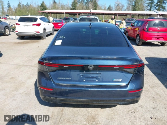 2023 Honda Accord Touring with VIN 1HGCY2F8XPA032989, listed as a IAAI auction lot 42024388 with 17,585 mi miles and . Bid and sale history available at DreamBid. Image 16.