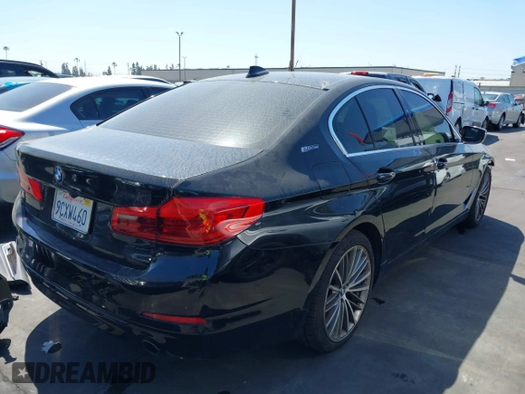 2019 BMW 5 Series 530e with VIN WBAJA9C53KB388858, listed as a IAAI auction lot 42195058 with 138,259 mi miles and . Bid and sale history available at DreamBid. Image 4.