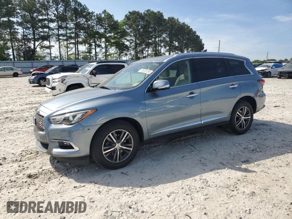 2019 Infiniti QX60 Luxe z VIN 5N1DL0MN1KC505153, wystawiony jako Copart lot #53832285 z przebiegiem 87 080 mil mil oraz Szkoda całkowita • Salvage title. Historia ofert i sprzedaży dostępna na DreamBid. Obrazek 1.