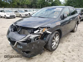 2014 Mazda CX-9 Grand Touring with VIN JM3TB3DV8E0432509, listed as a Copart auction lot 51504322 with 57,835 mi miles and Salvage Title. Bid and sale history available at DreamBid. Image 2.