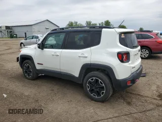 2017 Jeep Renegade Trailhawk with VIN ZACCJBCB7HPE93426, listed as a Copart auction lot 59861305 with 153,094 mi miles and Clean title. Bid and sale history available at DreamBid. Image 2.