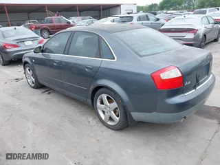 2003 Audi A4 3.0L with VIN WAULT68EX3A140754, listed as a IAAI auction lot 41899449 with 73,368 mi miles. Bid and sale history available at carsss.com. Image 3.