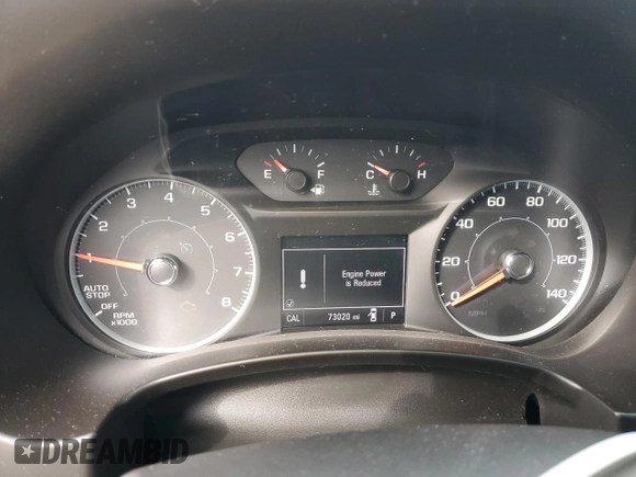 2018 GMC Terrain SLE with VIN 3GKALMEV0JL165014, listed as a Copart auction lot 51805525 with 73,020 mi miles and Salvage Title. Bid and sale history available at DreamBid. Image 9.