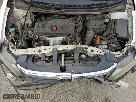 2012 Honda Civic LX с VIN 19XFB2F57CE098877, выставлен на аукционе Copart как лот 56989265 с пробегом 136 036 миль миль и Списание • Salvage title. История ставок и продаж доступна на DreamBid. Изображение 11.