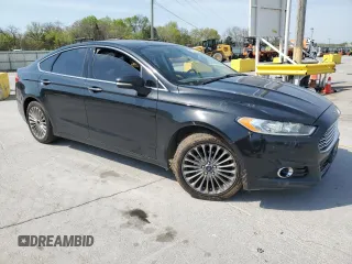 2013 Ford Fusion Titanium with VIN 3FA6P0K94DR354942, listed as a Copart auction lot 52551385 with 177,748 mi miles and Salvage Title. Bid and sale history available at DreamBid. Image 4.