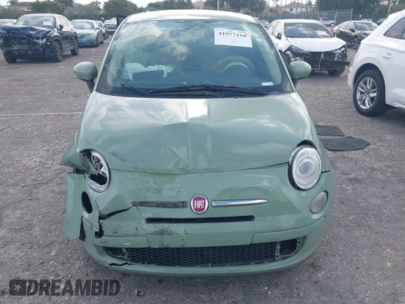 2013 FIAT 500 Pop with VIN 3C3CFFAR9DT743541, listed as a IAAI auction lot 41977160 with 141,393 mi miles. Bid and sale history available at carsss.com. Image 12.