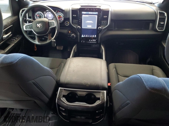 2023 Ram 1500 Big Horn with VIN 1C6RRFFGXPN666856, listed as a Copart auction lot 74139104 with 48,597 mi miles and Salvage title. Bid and sale history available at DreamBid. Image 8.