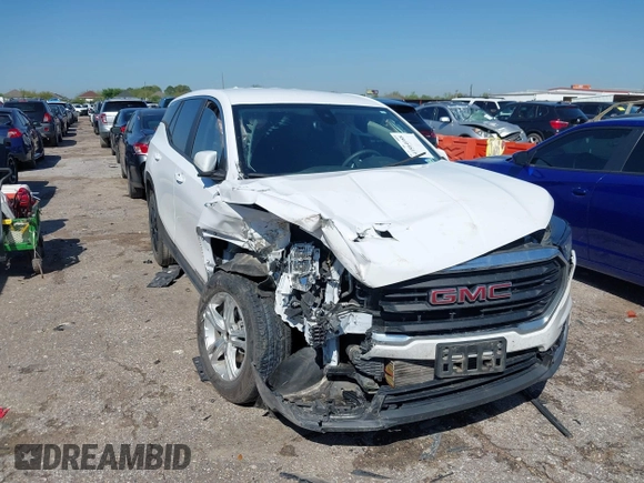 2022 GMC Terrain SLE with VIN 3GKALMEV8NL109103, listed as a IAAI auction lot 41864088 with 69,558 mi miles. Bid and sale history available at carsss.com. Image 1.