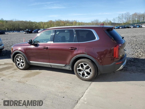 2020 Kia Telluride EX with VIN 5XYP3DHC9LG032973, listed as a Copart auction lot 54496785 with 85,188 mi miles and Salvage title. Bid and sale history available at DreamBid. Image 2.