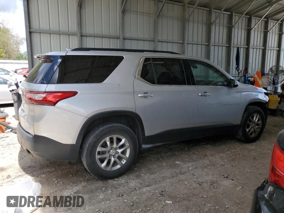 2019 Chevrolet Traverse LT Cloth with VIN 1GNERGKW3KJ269071, listed as a Copart auction lot 61063245 with 155,058 mi miles and Salvage title. Bid and sale history available at DreamBid. Image 3.