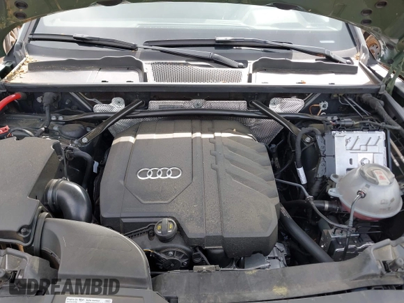 2023 Audi Q5 S line Premium Plus with VIN WA1EAAFY1P2111431, listed as a IAAI auction lot 42355144 with 43,498 mi miles and . Bid and sale history available at DreamBid. Image 10.