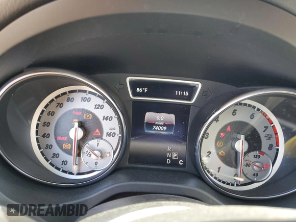2016 Mercedes-Benz CLA with VIN WDDSJ4EB3GN324070, listed as a Copart auction lot 62301643 with 74,009 mi miles. Bid and sale history available at carsss.com. Image 9.