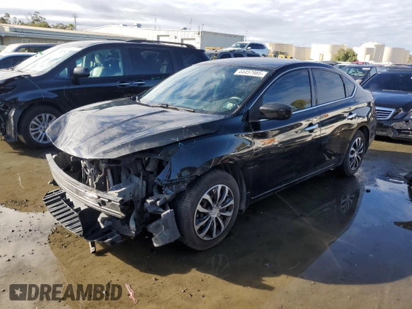 2016 Nissan Sentra SR with VIN 3N1AB7AP1GL680428, listed as a Copart auction lot 44457985 with 129,916 mi miles and Salvage Title. Bid and sale history available at DreamBid. Image 1.